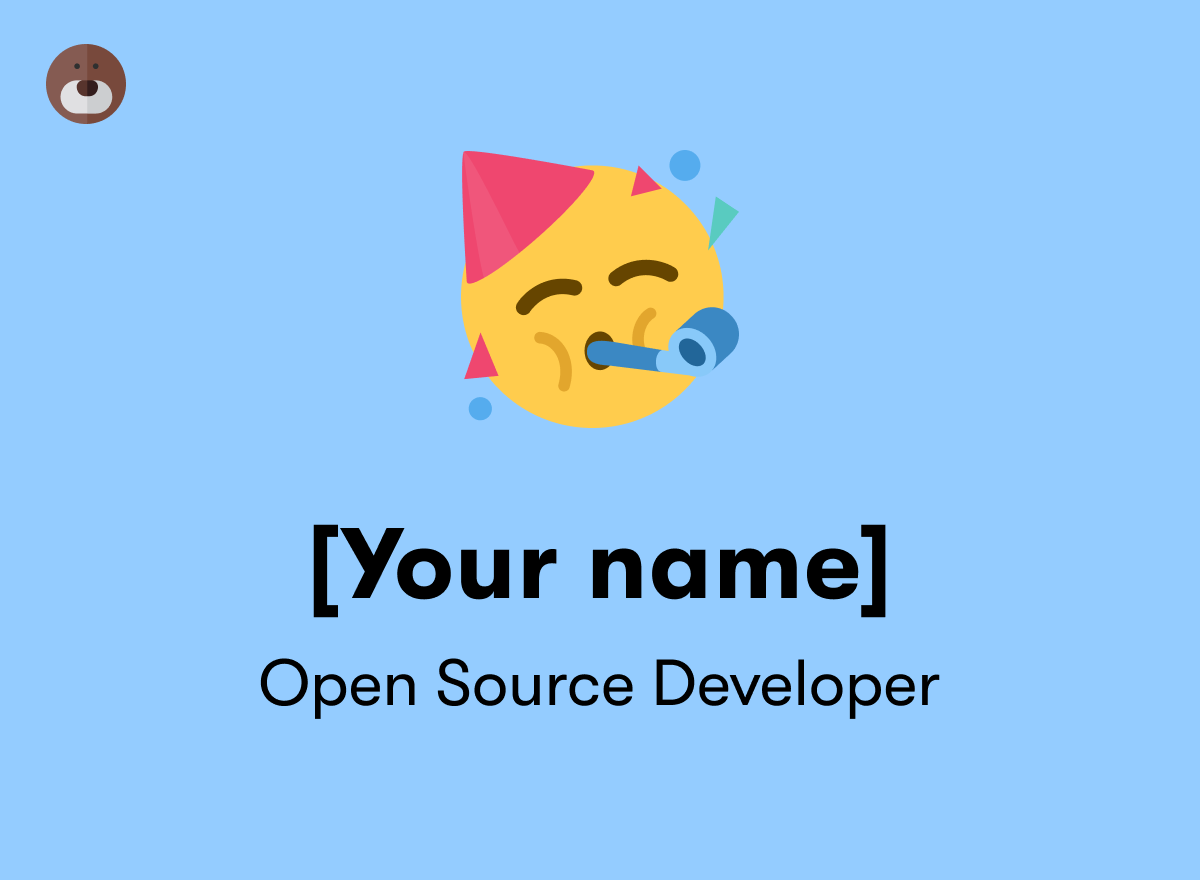 Open Source Developer certificate